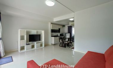For Sale/Rent 2-storey townhome in Villaggio Bangna Km.26, peaceful, not crowded, near the clubhouse. complete kitchen extension a corner house