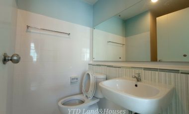 For Sale/Rent 2-storey townhome in Villaggio Bangna Km.26, peaceful, not crowded, near the clubhouse. complete kitchen extension a corner house