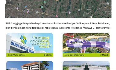 Rumah Cantik Modern Tropis di Sleman dekat Sekolah Internasional Budi Mulia 2