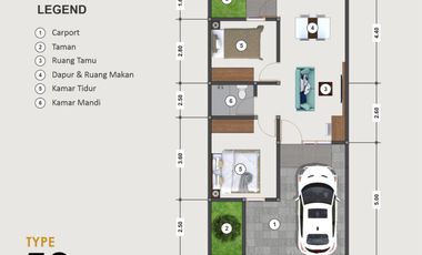 Rumah Minimalis Modern di Bantul dekat Waterpark Ciputra