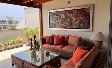 VENTA DE ESPECTACULAR DUPLEX PRIME EN ZONA EXCLUSIVA, CHACARILLA $600,000