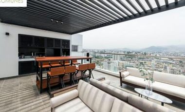 Lindo Mini-Dpto, 40 m2, amoblado, 1 dorm, 1 baño, zona exclusiva, vista panorámica
