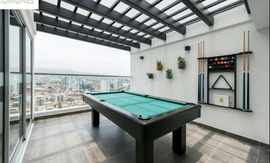 Lindo Mini-Dpto, 40 m2, amoblado, 1 dorm, 1 baño, zona exclusiva, vista panorámica