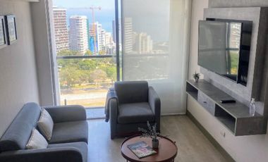 Lindo Mini-Dpto, 40 m2, amoblado, 1 dorm, 1 baño, zona exclusiva, vista panorámica
