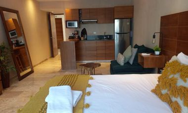 Estudio en renta en Aldea Zama