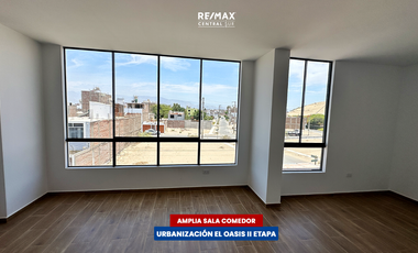 DEPARTAMENTO DE ESTRENO EN 3er PISO - URB EL OASIS (ICA)
