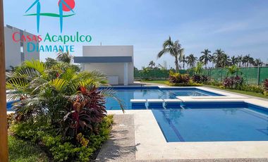 Casa para estrenar en condominio con club de playa