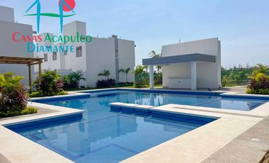 Casa para estrenar en condominio con club de playa