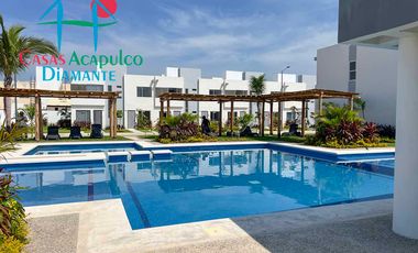 Casa para estrenar en condominio con club de playa