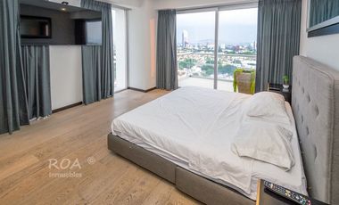 Central Park Gdl Amueblado Piso Alto English Spoken