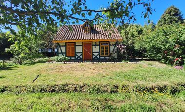 Se arrienda hermosa casa cabaña tipo alemana en parcela