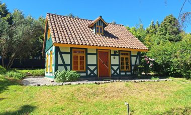 Se arrienda hermosa casa cabaña tipo alemana en parcela