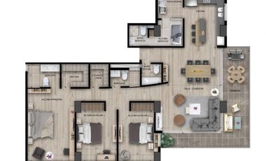 APARTAMENTO EXPOFERIAS