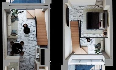 VENTA DEPARTAMENTO 2 PLANTAS EN TLAXCALANCINGO, 1 RECÁMARA, 1.5 BAÑOS, GYM, COWORKING,BAR