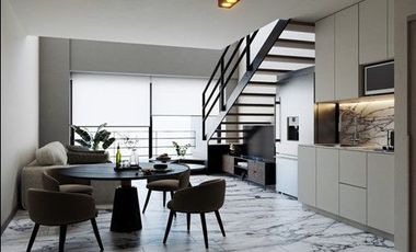 VENTA DEPARTAMENTO 2 PLANTAS EN TLAXCALANCINGO, 1 RECÁMARA, 1.5 BAÑOS, GYM, COWORKING,BAR