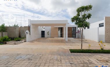 Casa de 3 recámaras en venta, en Cholul, Mérida Yucatán – Financiamiento y entrega a 12 meses
