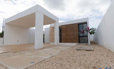 Casa de 3 recámaras en venta, en Cholul, Mérida Yucatán – Financiamiento y entrega a 12 meses