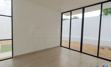Casa de 3 recámaras en venta, en Cholul, Mérida Yucatán – Financiamiento y entrega a 12 meses