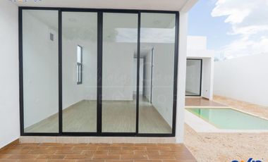 Casa de 3 recámaras en venta, en Cholul, Mérida Yucatán – Financiamiento y entrega a 12 meses