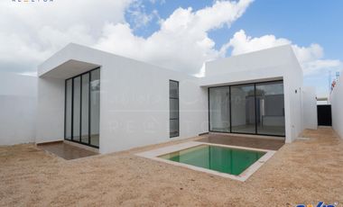 Casa de 3 recámaras en venta, en Cholul, Mérida Yucatán – Financiamiento y entrega a 12 meses