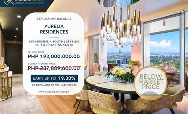 The Aurelia Residences Pre Selling Condo Unit 3BR For Sale