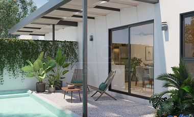 Casa de 2 recámaras en venta en zona norte de Mérida - Preventa diciembre 2026