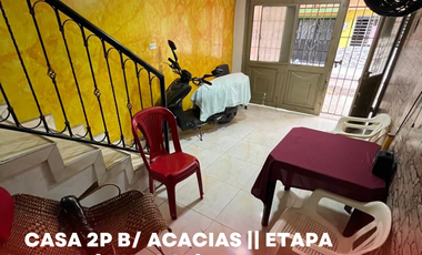 SE VENDE CASA DE 2P B/ ACACIAS || ETAPA NEIVA (HUI-COL)