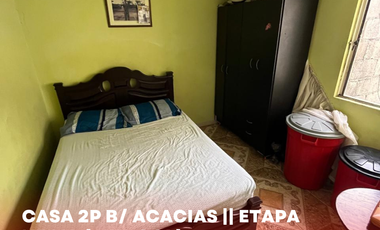 SE VENDE CASA DE 2P B/ ACACIAS || ETAPA NEIVA (HUI-COL)
