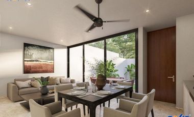 Casa de 1 recamara en venta a 15 minutos de Progreso en Mérida Yucatán CON PRECIO ESPECIAL - Preventa 24 meses