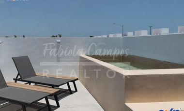 Casa de 1 piso y 3 recámaras en venta en Chelem Yucatán - Entrega inmediata