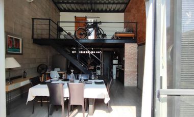 Se vende Loft tipo industrial de 82 m2 con alberca y jardin  en fraccionamiento Aiyana, Xochitepec, Mor.