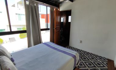 Se vende Loft tipo industrial de 82 m2 con alberca y jardin  en fraccionamiento Aiyana, Xochitepec, Mor.