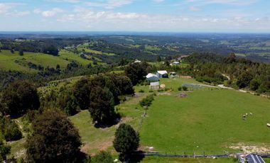 Campo a una hora de Puerto Varas de 8,6 hectáreas con hermosa vista