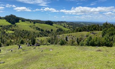 Campo a una hora de Puerto Varas de 8,6 hectáreas con hermosa vista