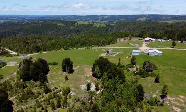 Campo a una hora de Puerto Varas de 8,6 hectáreas con hermosa vista