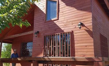 Venta parcela con cabaña y acceso a Río Chillán - Camino Las Mariposas Km 17,5