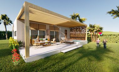 2 HERMOSAS CASAS DE PLAYA Y CAMPO EN LA PUNTA DE BOMBÓN EN VENTA