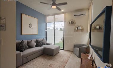 Casa de 2 recámaras en venta, en Privada Residencial con amenidades en Conkal, Yucatán - Entrega diciembre 2024