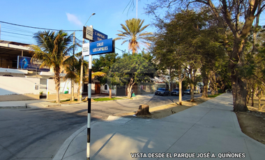Terreno en Venta, frente a parque Quiñones