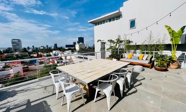 DEPARTAMENTO EN RENTA EN PROVIDENCIA, AMUEBLADO.