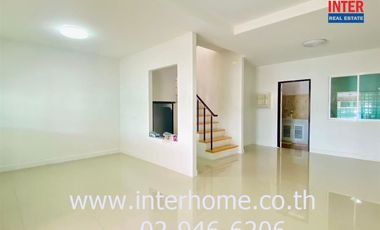 2-storey townhouse, 21.8 sq.w., Supalai Ville Village Rangsit Khlong 2, near Chokchai Rangsit School, Rangsit-Nakhon Nayok Road, Rangsit Canal