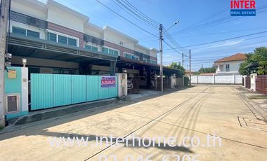 2-storey townhouse, 21.8 sq.w., Supalai Ville Village Rangsit Khlong 2, near Chokchai Rangsit School, Rangsit-Nakhon Nayok Road, Rangsit Canal