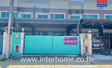 2-storey townhouse, 21.8 sq.w., Supalai Ville Village Rangsit Khlong 2, near Chokchai Rangsit School, Rangsit-Nakhon Nayok Road, Rangsit Canal