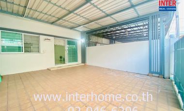 2-storey townhouse, 21.8 sq.w., Supalai Ville Village Rangsit Khlong 2, near Chokchai Rangsit School, Rangsit-Nakhon Nayok Road, Rangsit Canal