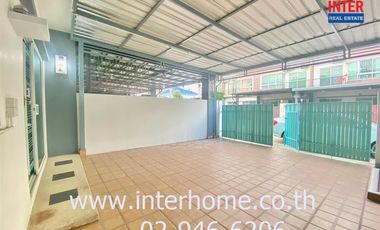 2-storey townhouse, 21.8 sq.w., Supalai Ville Village Rangsit Khlong 2, near Chokchai Rangsit School, Rangsit-Nakhon Nayok Road, Rangsit Canal