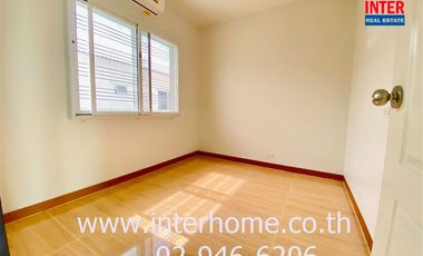 2-storey townhouse, 21.8 sq.w., Supalai Ville Village Rangsit Khlong 2, near Chokchai Rangsit School, Rangsit-Nakhon Nayok Road, Rangsit Canal