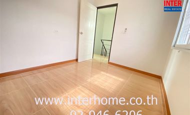 2-storey townhouse, 21.8 sq.w., Supalai Ville Village Rangsit Khlong 2, near Chokchai Rangsit School, Rangsit-Nakhon Nayok Road, Rangsit Canal