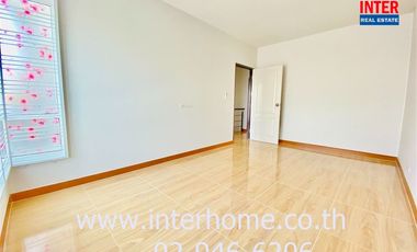 2-storey townhouse, 21.8 sq.w., Supalai Ville Village Rangsit Khlong 2, near Chokchai Rangsit School, Rangsit-Nakhon Nayok Road, Rangsit Canal