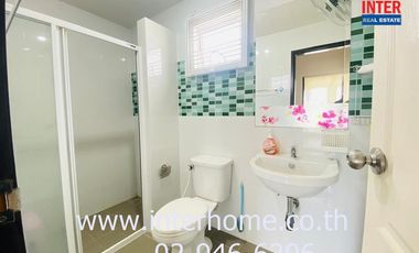 2-storey townhouse, 21.8 sq.w., Supalai Ville Village Rangsit Khlong 2, near Chokchai Rangsit School, Rangsit-Nakhon Nayok Road, Rangsit Canal