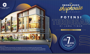 Ruko dijual di Java Integrated Industrial and Port Estate, Gresik, Jawa Timur